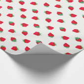 Aardbei Cadeaupapier (Hoek)