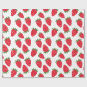 Aardbei Cadeaupapier (Vlak)