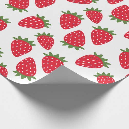 Aardbei Cadeaupapier (Hoek)