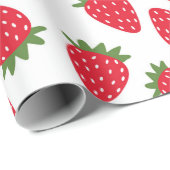 Aardbei Cadeaupapier (Rol Hoek)