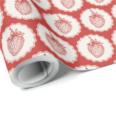 Aardbei Cadeaupapier (Rol Hoek)