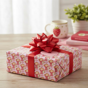 Aardbei Cadeaupapier