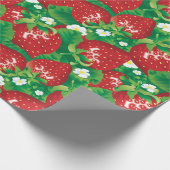 Aardbei Cadeaupapier (Hoek)