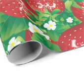 Aardbei Cadeaupapier (Rol Hoek)