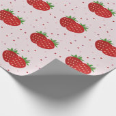 Aardbei Cadeaupapier (Hoek)
