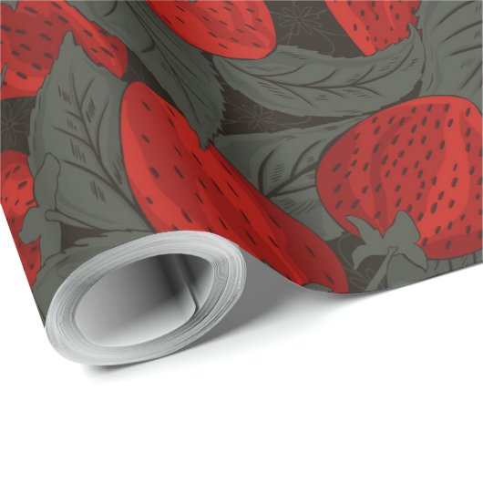 Aardbei Cadeaupapier (Rol Hoek)