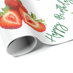 Aardbei cadeaupapier