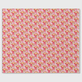 Aardbei Cadeaupapier (Vlak)