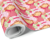 Aardbei Cadeaupapier (Rol Hoek)