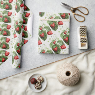 aardbei cadeaupapier