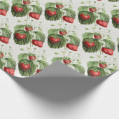  aardbei cadeaupapier (Hoek)