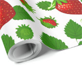 aardbei cadeaupapier (Rol Hoek)