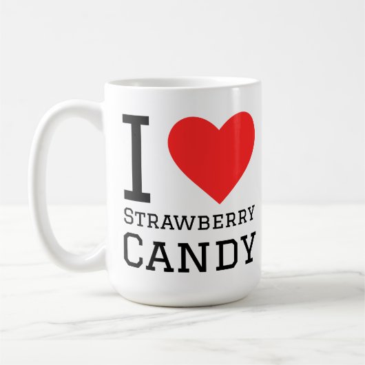 Aardbei Candy patroon Koffiemok (Links)