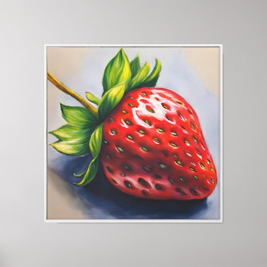aardbei canvas afdruk (Voorkant)