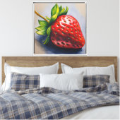 aardbei canvas afdruk (Insitu (Slaapkamer))
