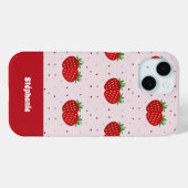 Aardbei Case-Mate iPhone Case (Achterkant (horizontaal))