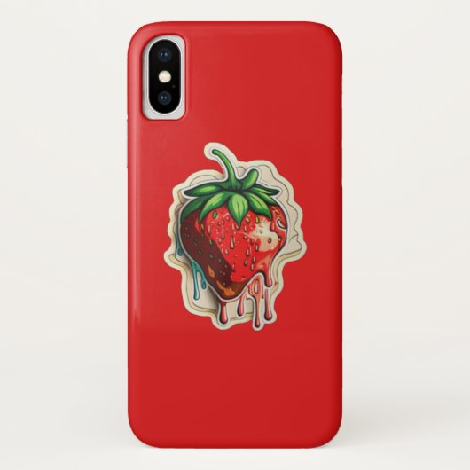 Aardbei Case-Mate iPhone Case (Achterkant)