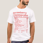 Aardbei Cheesecake T-shirt (Voorkant)