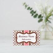 Aardbei Chocolade Visitekaartje (Staand voorkant)