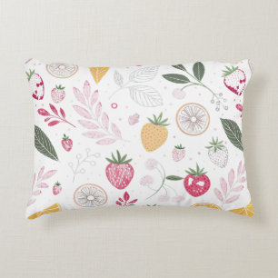 Aardbei Citrus Botanische Accent Kussen