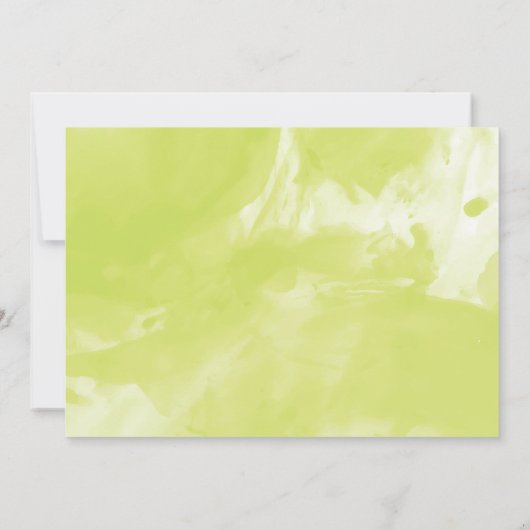 Aardbei Coctail Verjaardag Uitnodiging (Achterkant)