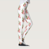 Aardbei Cool Drink Party Grappige Leggings (Rechts)