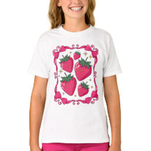 Aardbei Coquette Esthetische Roze Strik Cute Desig
