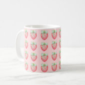 Aardbei Coquette Mok Girly Mok Slaapkamer Decor (Voorkant links)