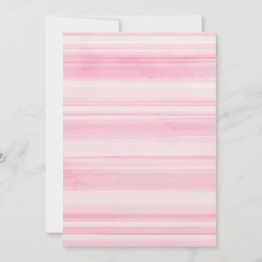 Aardbei Cupcake 1e verjaardag uitnodiging – Sweet (Achterkant)