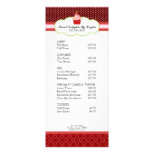 Aardbei Cupcake Bakkerij Rack Kaart (Voorkant)