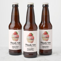 Aardbei Cupcake Sweet Dessert Verjaardag