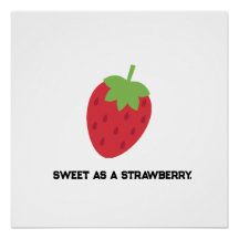 Aardbei Cute Fruit-Themed