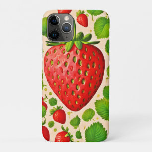 Aardbei Dadaïstische kunstwerk Case-Mate iPhone Case