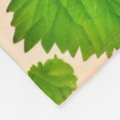 Aardbei Dadaïstische kunstwerk Fleece Deken (Hoek)