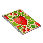 Aardbei Dadaïstische kunstwerk Notitieboek (Rechterzijde)