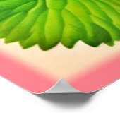 Aardbei Dadaïstische kunstwerk Poster (Hoek)