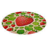 Aardbei Dadaïstische kunstwerk Snijplank (Hoek)