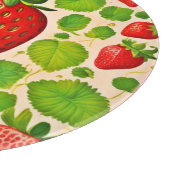 Aardbei Dadaïstische kunstwerk Snijplank (Hoek)