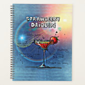 Aardbei Daiquiri (#10 van 12 Drink Recipe Set) Planner (Voorkant)