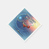 Aardbei Daiquiri (#10 van 12 Drink Recipe Set) Servet (Hoek)