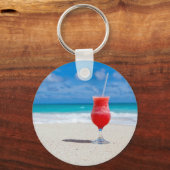 Aardbei Daiquiri 2,25-inch Basic Button Sleutelhan Sleutelhanger (Voorkant)