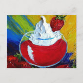 Aardbei Daiquiri Briefkaart (Voorkant)