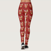 Aardbei Daiquiri Broek Leggings (Achterkant)