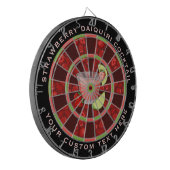 Aardbei Daiquiri Cocktail Dartbord (Voorkant Links)