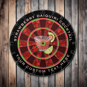 Aardbei Daiquiri Cocktail Dartbord