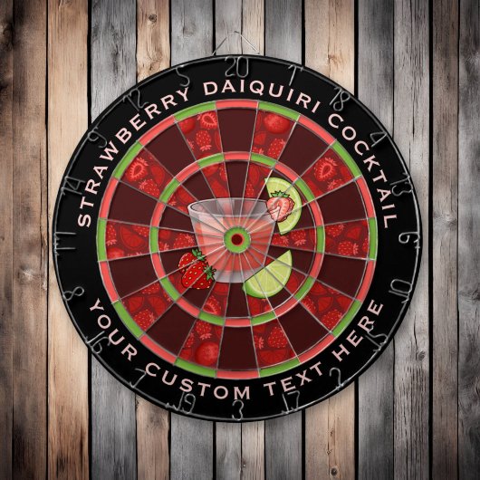 Aardbei Daiquiri Cocktail Dartbord