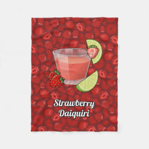 Aardbei Daiquiri Fleece Deken