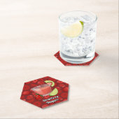 Aardbei Daiquiri Paper Onderzetter (Insitu)