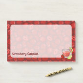 Aardbei Daiquiri Post-it Notes (Op bureau)