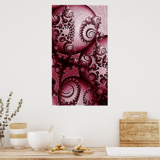 Aardbei Daiquiri Poster (Keuken)